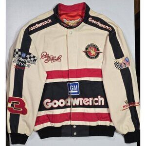 NASCAR Vtg Dale Earnhardt #3 Goodwrench Jacket Jeff Hamilton Collection Men's XL